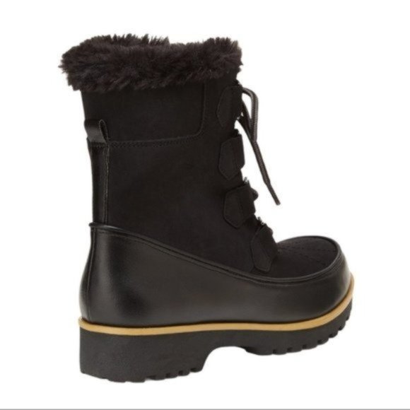 Jambu JBU Maldive Faux Fur Cuff Weather Ready Waterproof Boot Black - NEW Size 6 - Picture 6 of 6